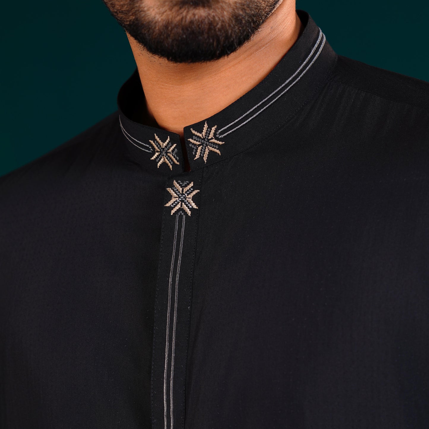 Signature Panjabi (Black)