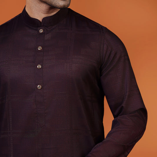 Royal Panjabi (Dark Maroon)