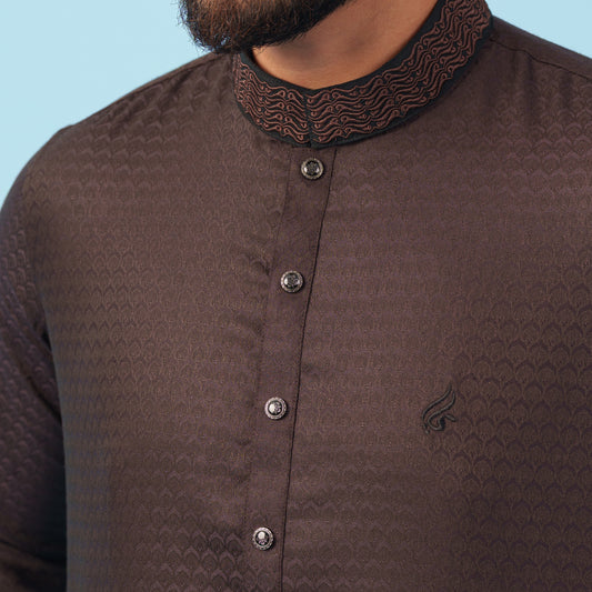 Signature Panjabi (Dark Coffee)