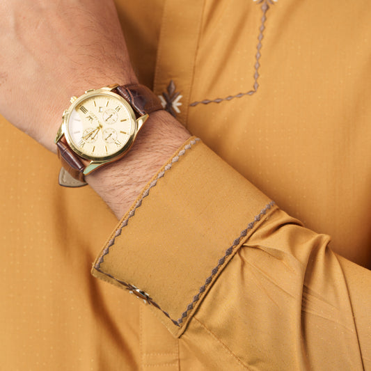 Signature Panjabi (Mustard)