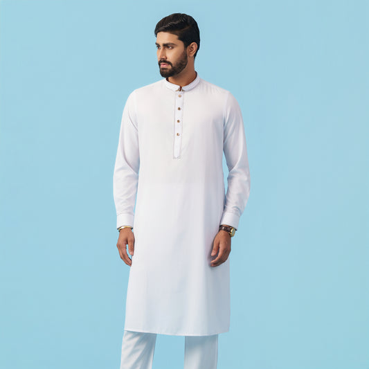 Signature Panjabi (White)