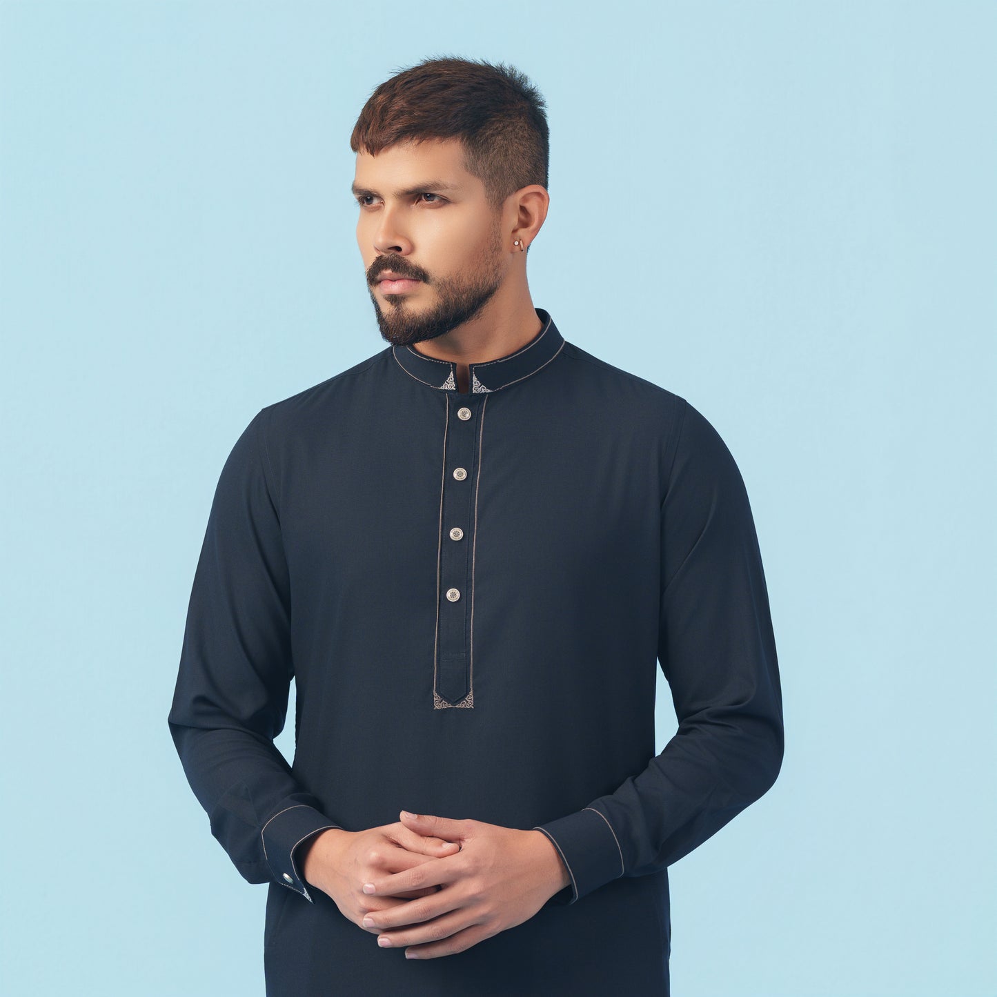 Signature Panjabi (Dark Navy)