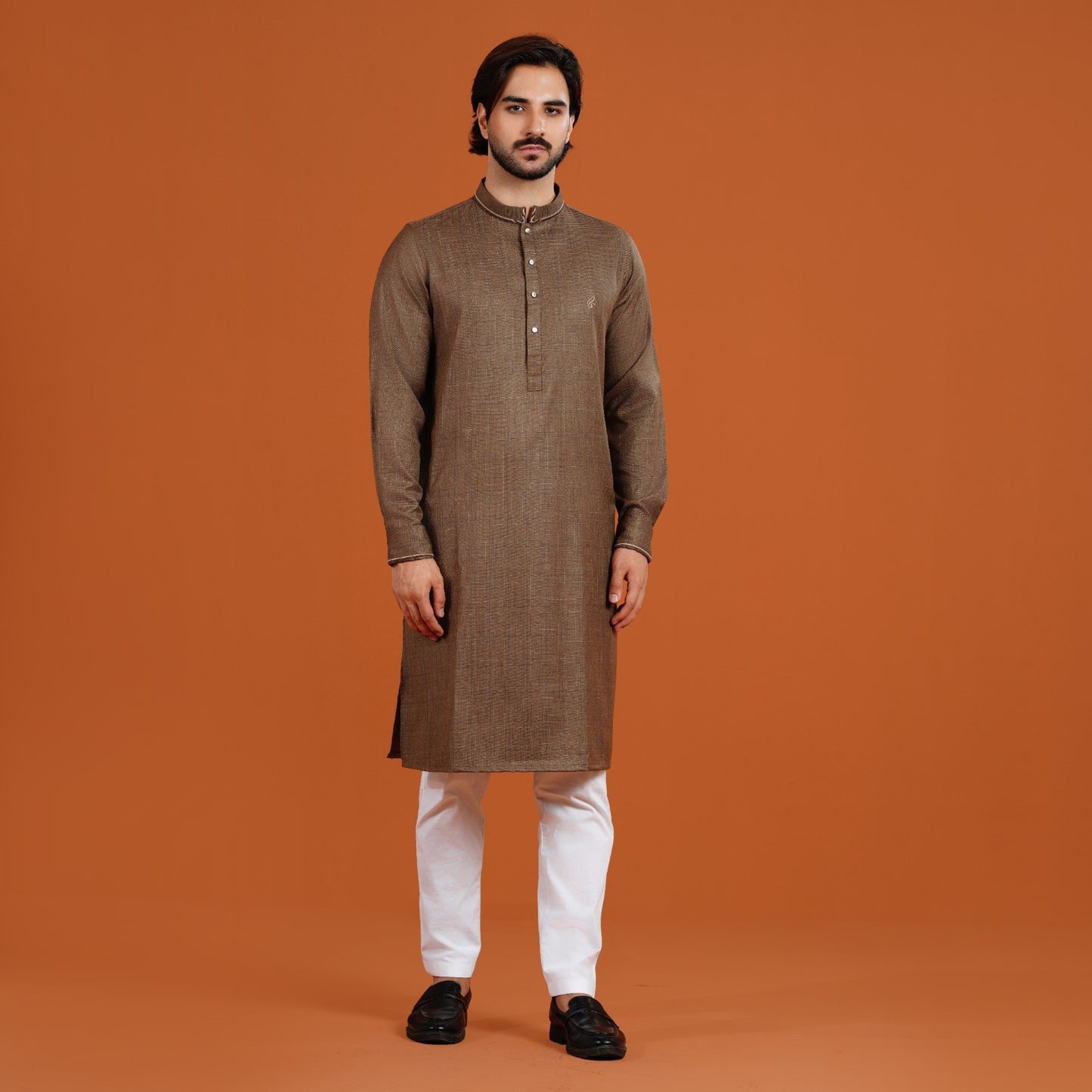 Signature Panjabi (Light Brown)