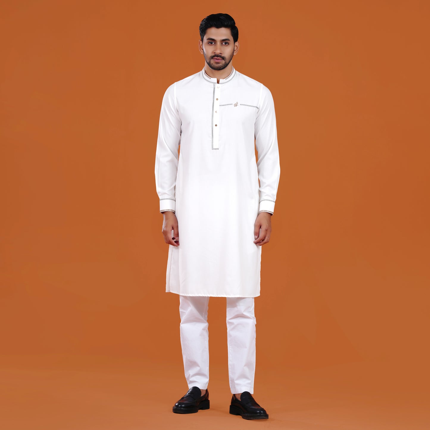 Signature Panjabi (White)