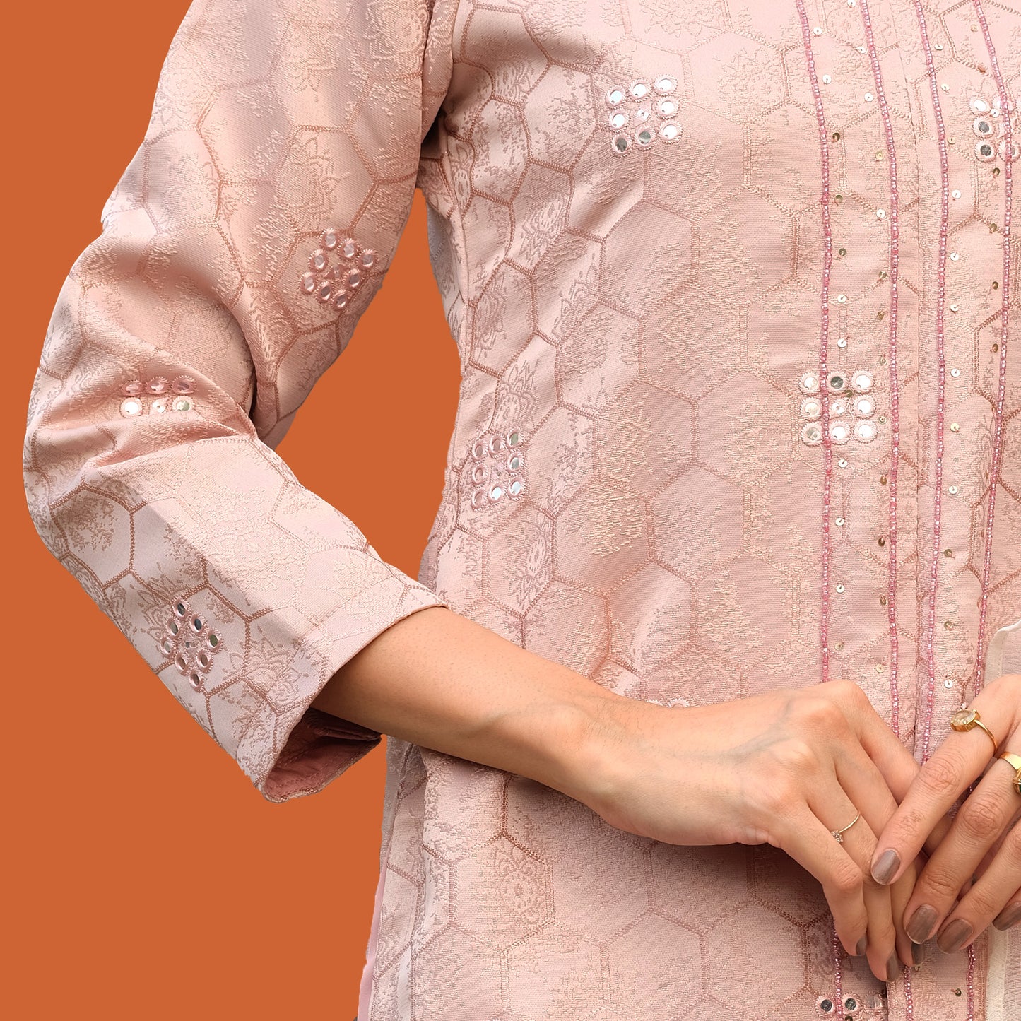 Imperial 3-Piece Set (Pastel-Pink)