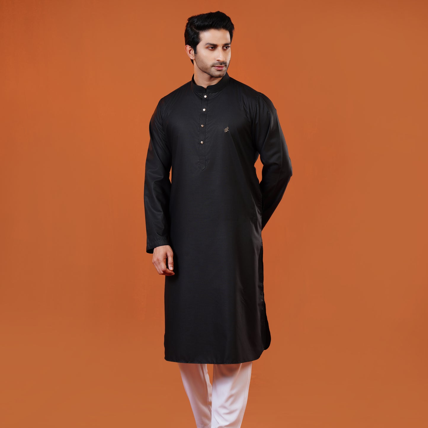 Signature Kabli Panjabi (Black)