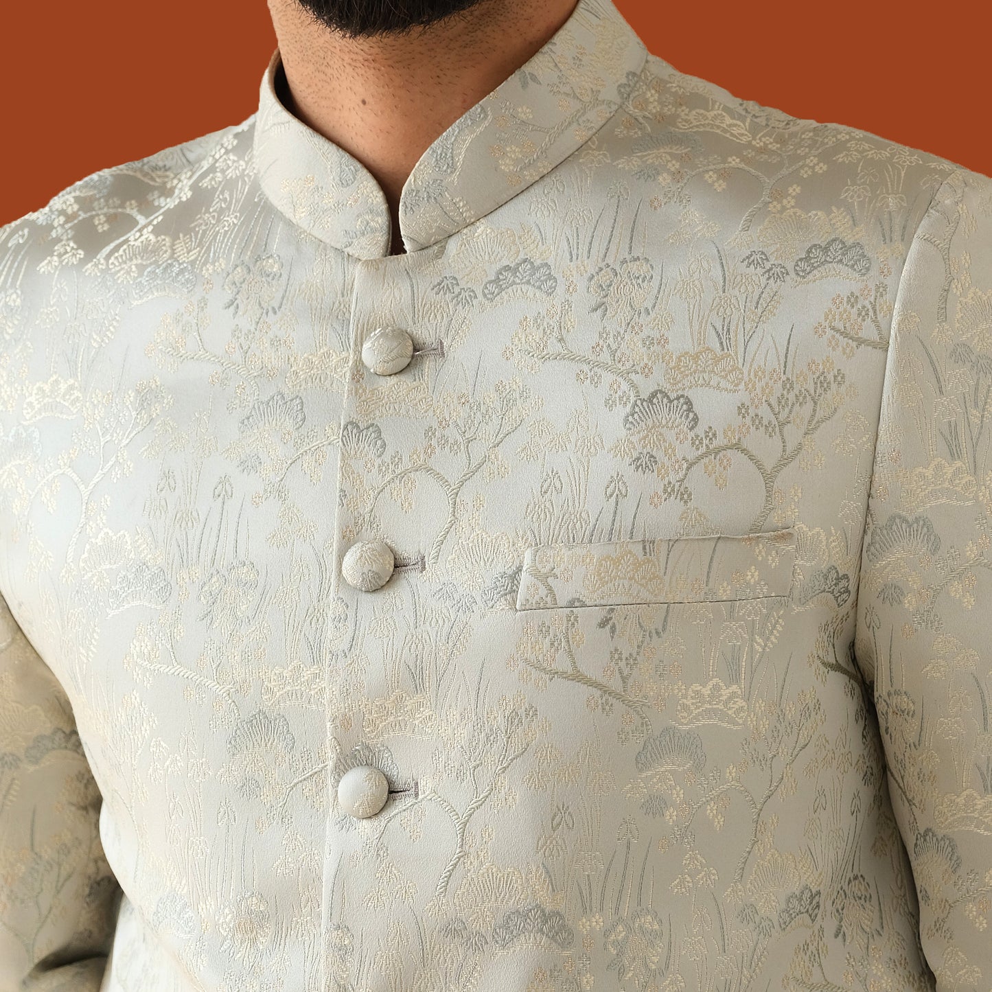 Imperial Sherwani (Sage-Green)