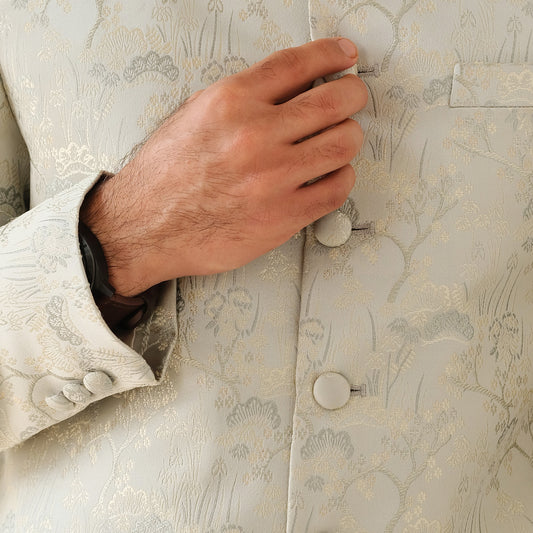 Imperial Sherwani (Sage-Green)