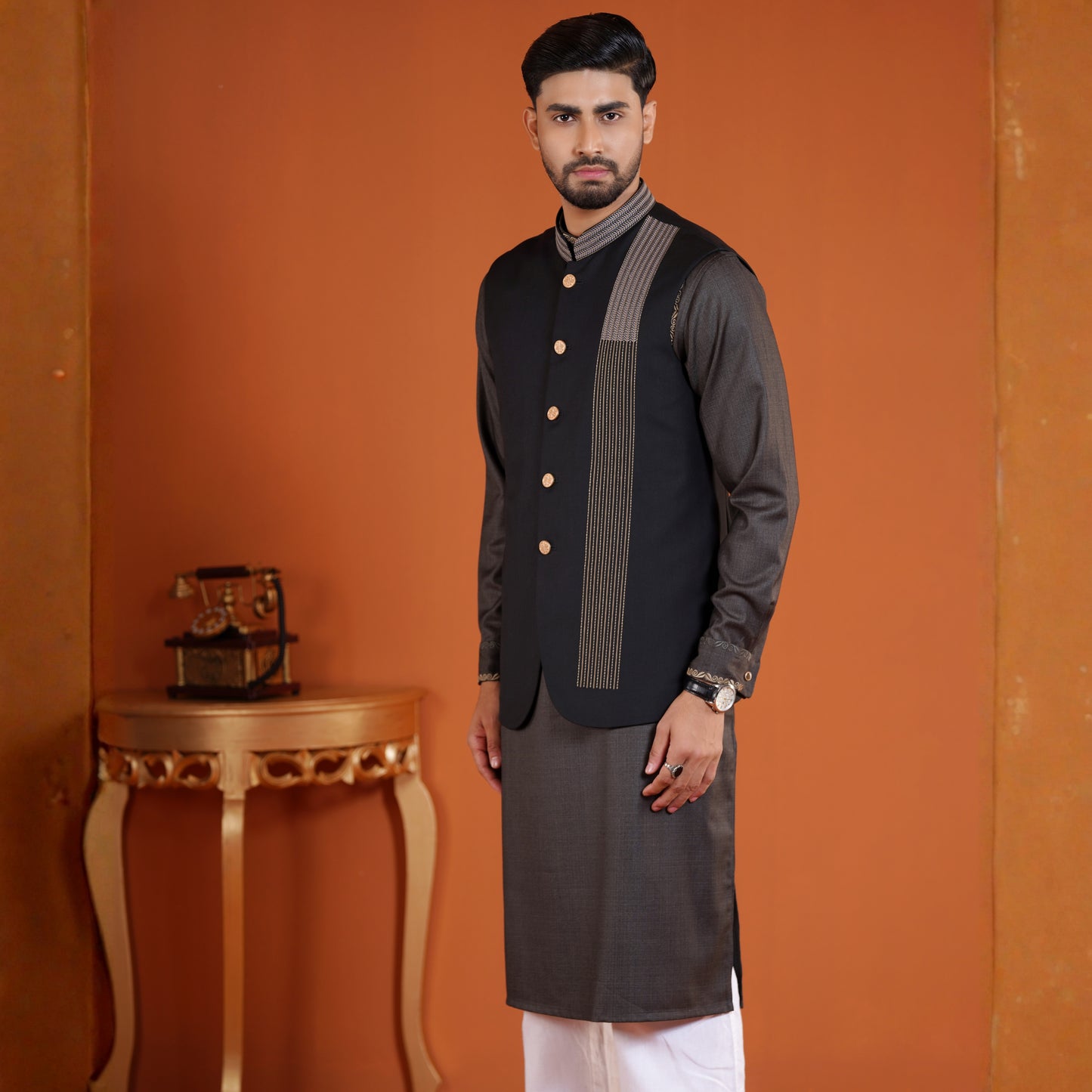 Imperial Waistcoat (Black)