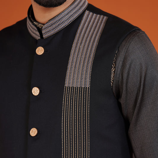 Imperial Waistcoat (Black)