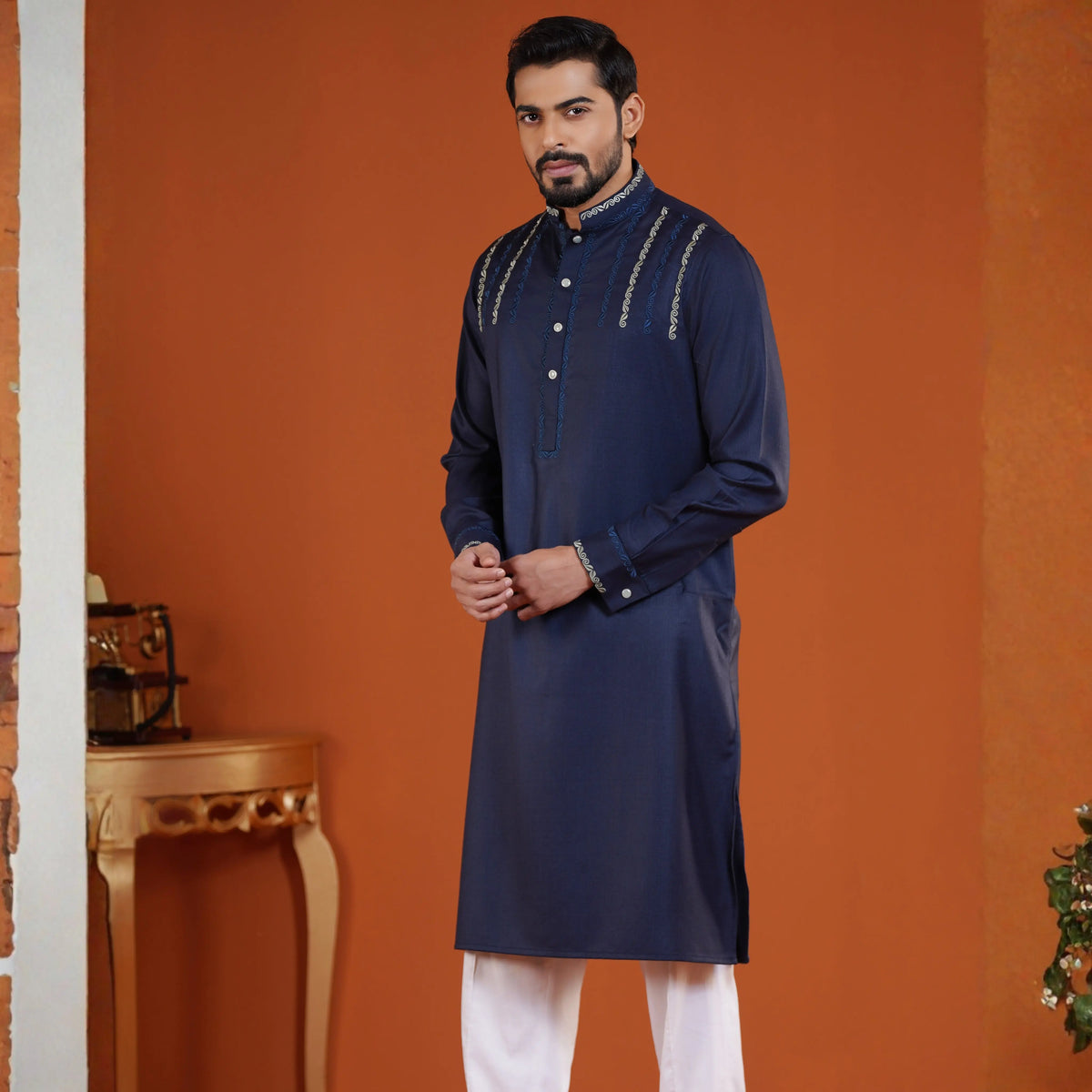 Imperial Panjabi (Dark Navy) Yamaan