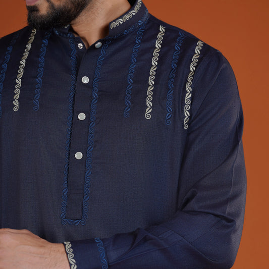 Imperial Panjabi (Dark Navy) Yamaan