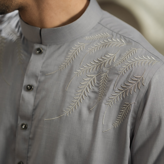 YAMAAN Imperial Panjabi Light Grey