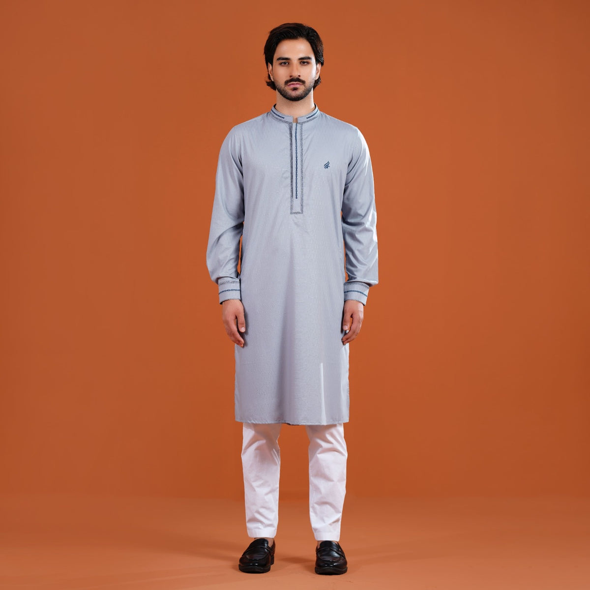 Yamaan Signature Panjabi Grey for Men