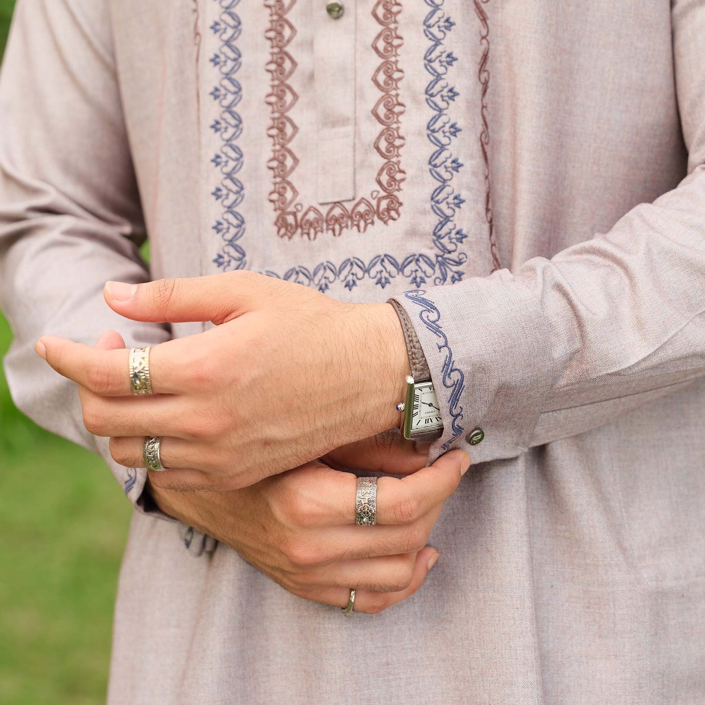 Imperial Panjabi (Purplish-Grey)