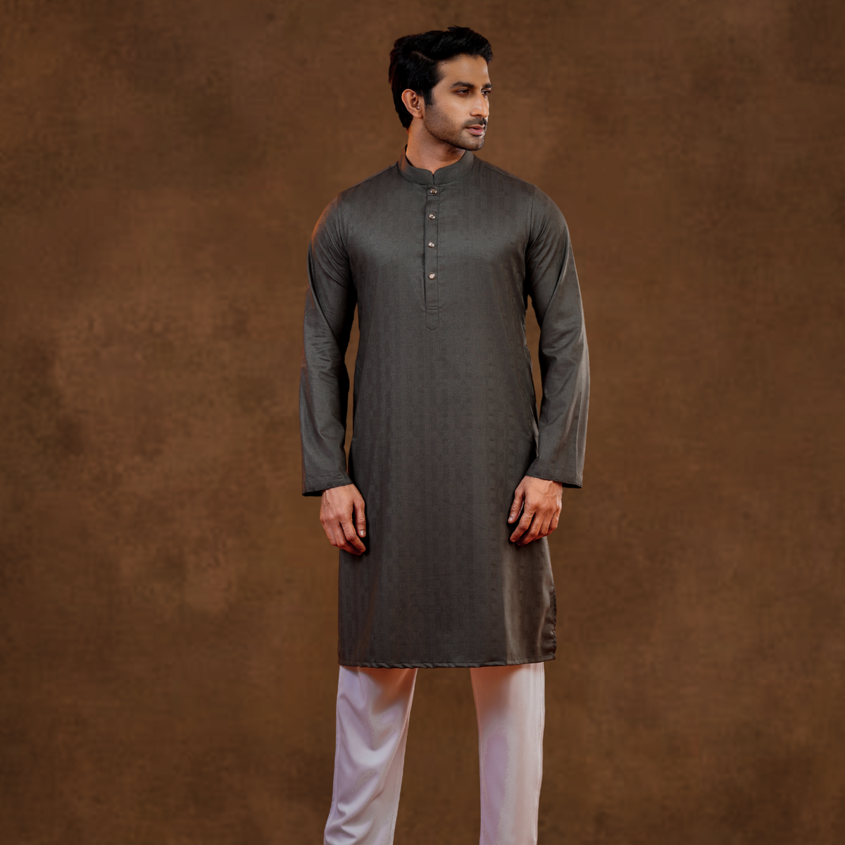 YAMAAN Royal Panjabi Dark Olive
