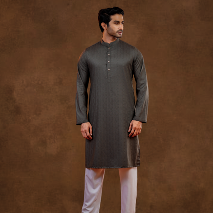 YAMAAN Royal Panjabi Dark Olive