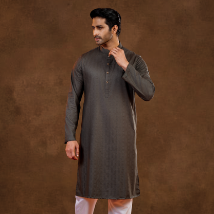 YAMAAN Royal Panjabi Dark Olive