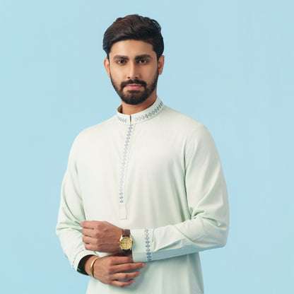 Signature Panjabi (Sage Green)
