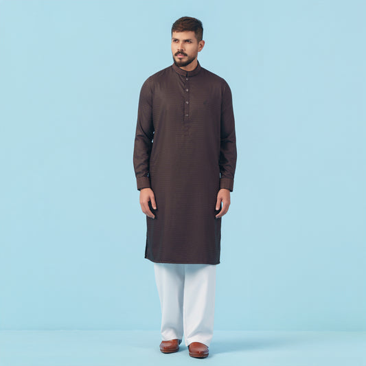 Signature Panjabi (Dark Coffee)