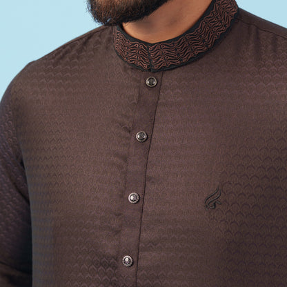 Signature Panjabi (Dark Coffee)