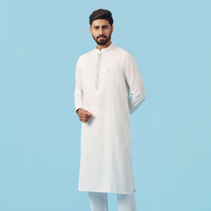 Signature Panjabi (Off White)