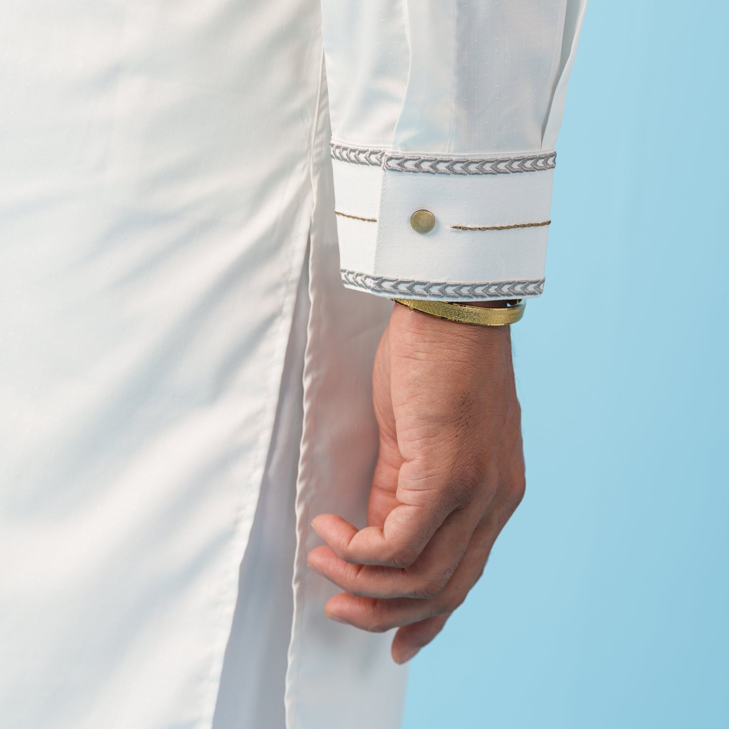 Signature Panjabi (Off White)