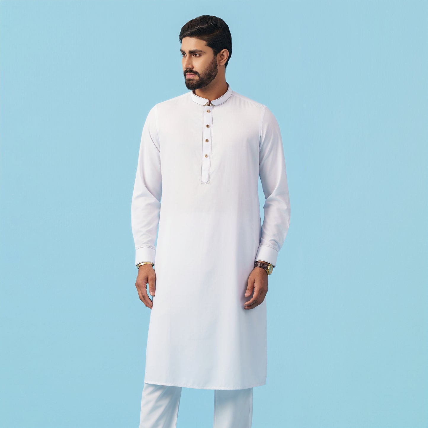 Signature Panjabi (White)
