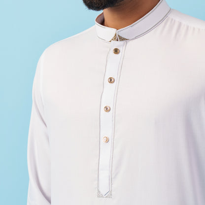 Signature Panjabi (White)