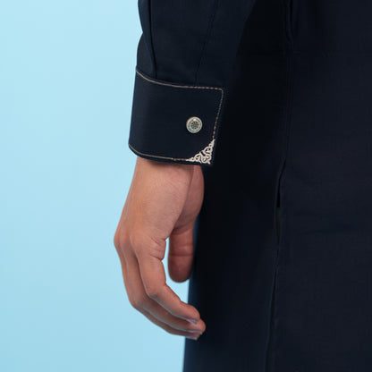 Signature Panjabi (Dark Navy)
