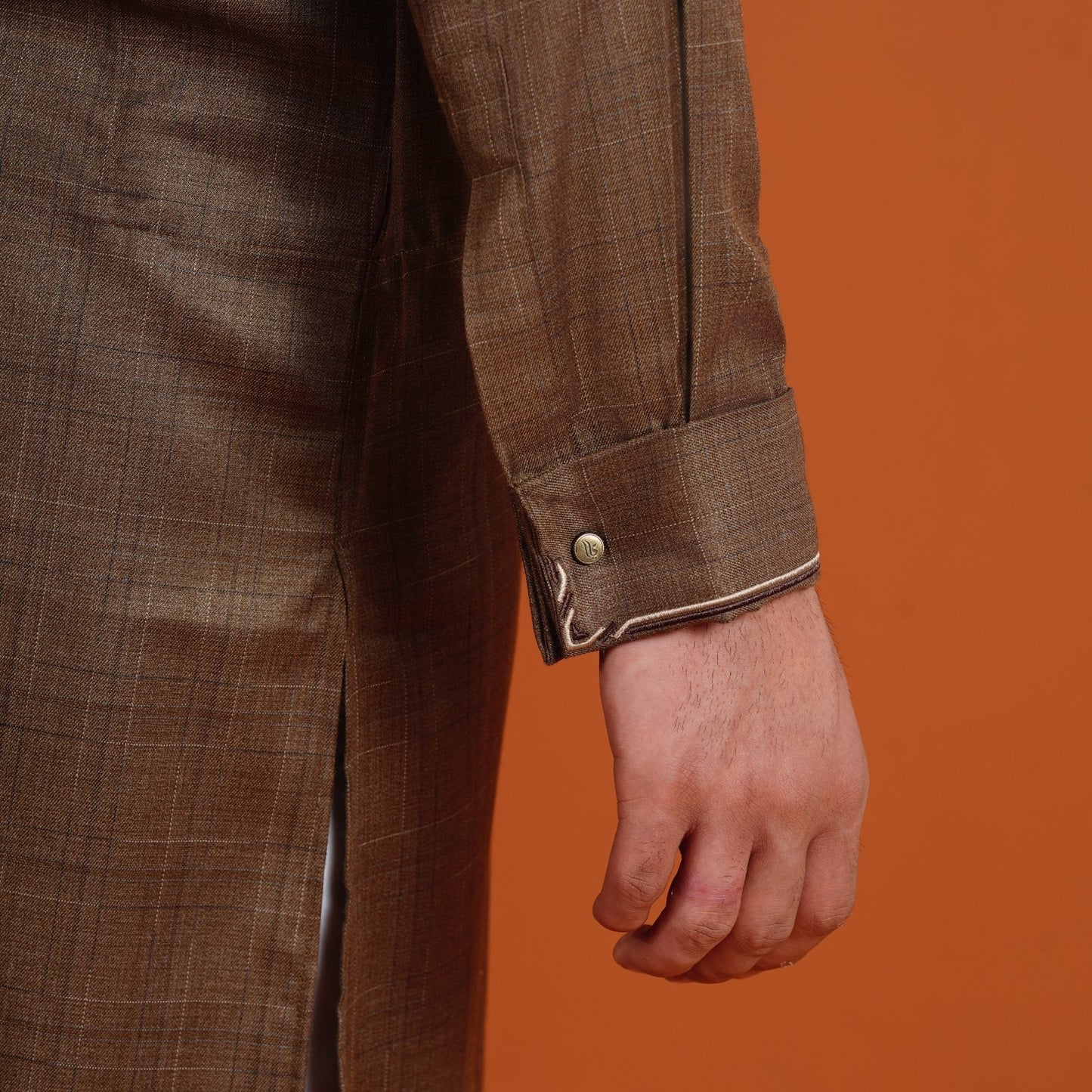 Signature Panjabi (Light Brown)