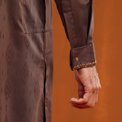 Signature Panjabi (Dark Brown)