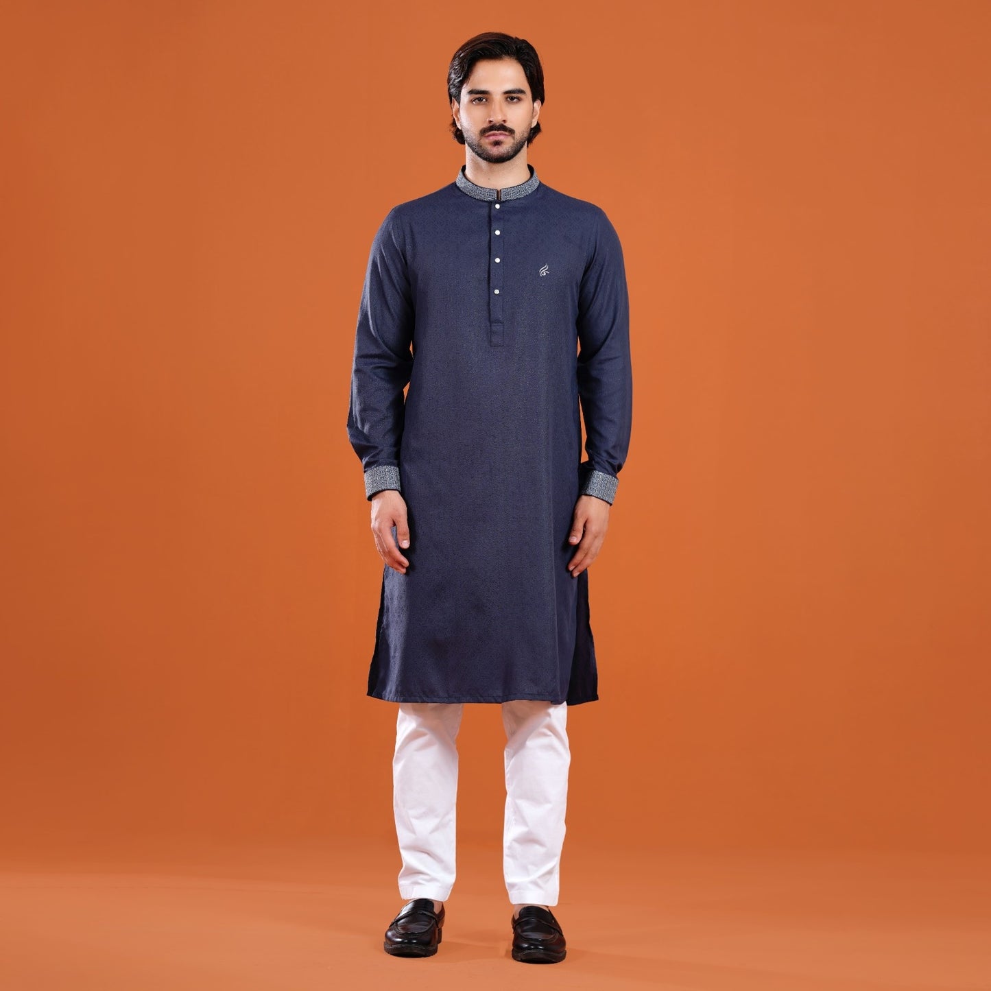 Signature Panjabi (Dark-Grey)