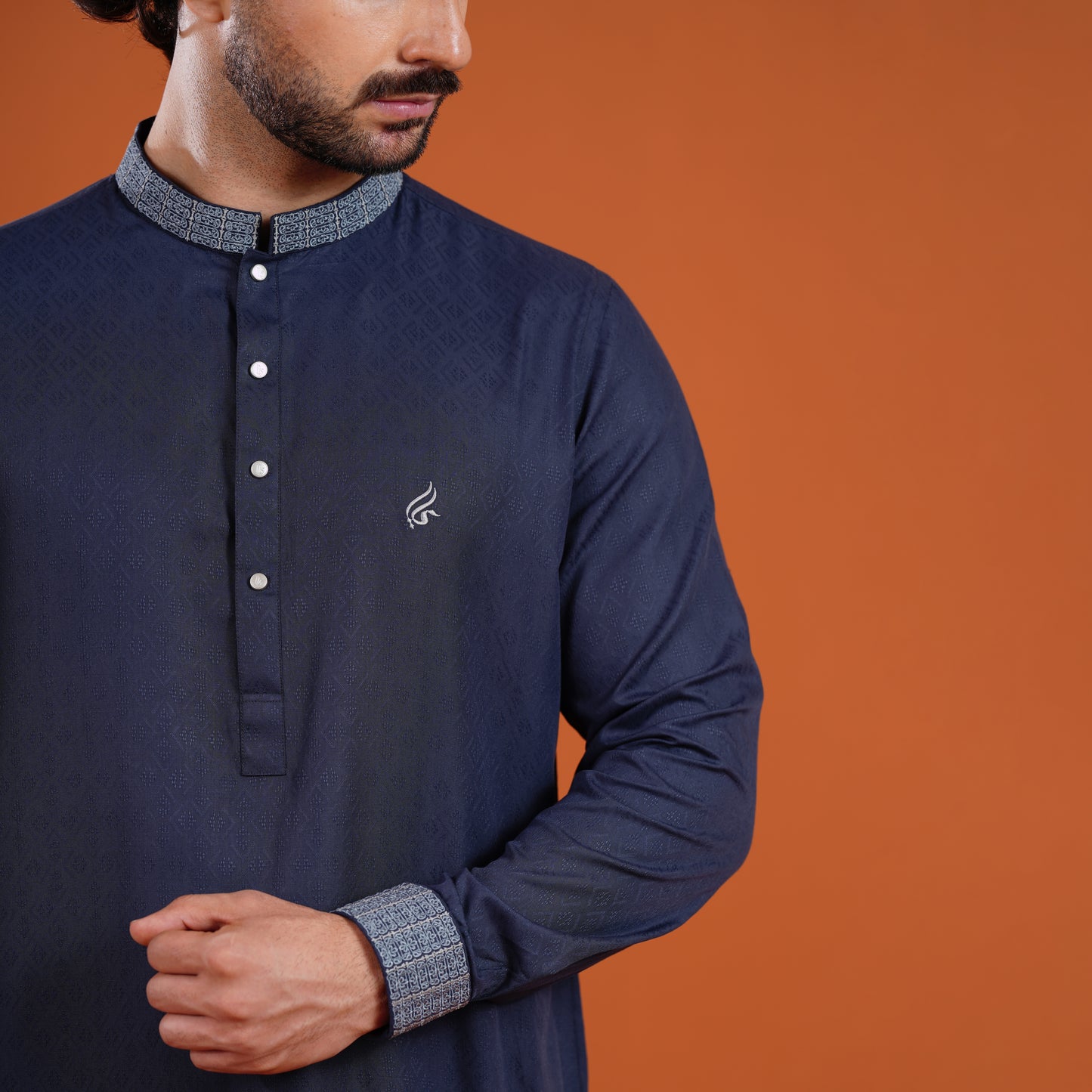 Signature Panjabi (Dark-Grey)