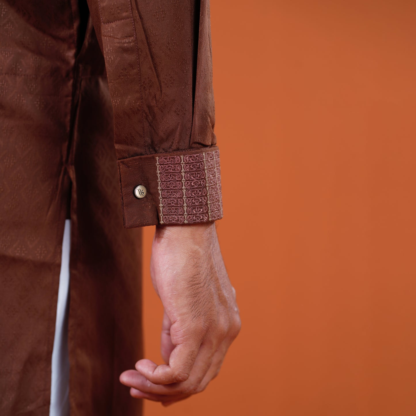 Signature Panjabi (Chocolate Brown)