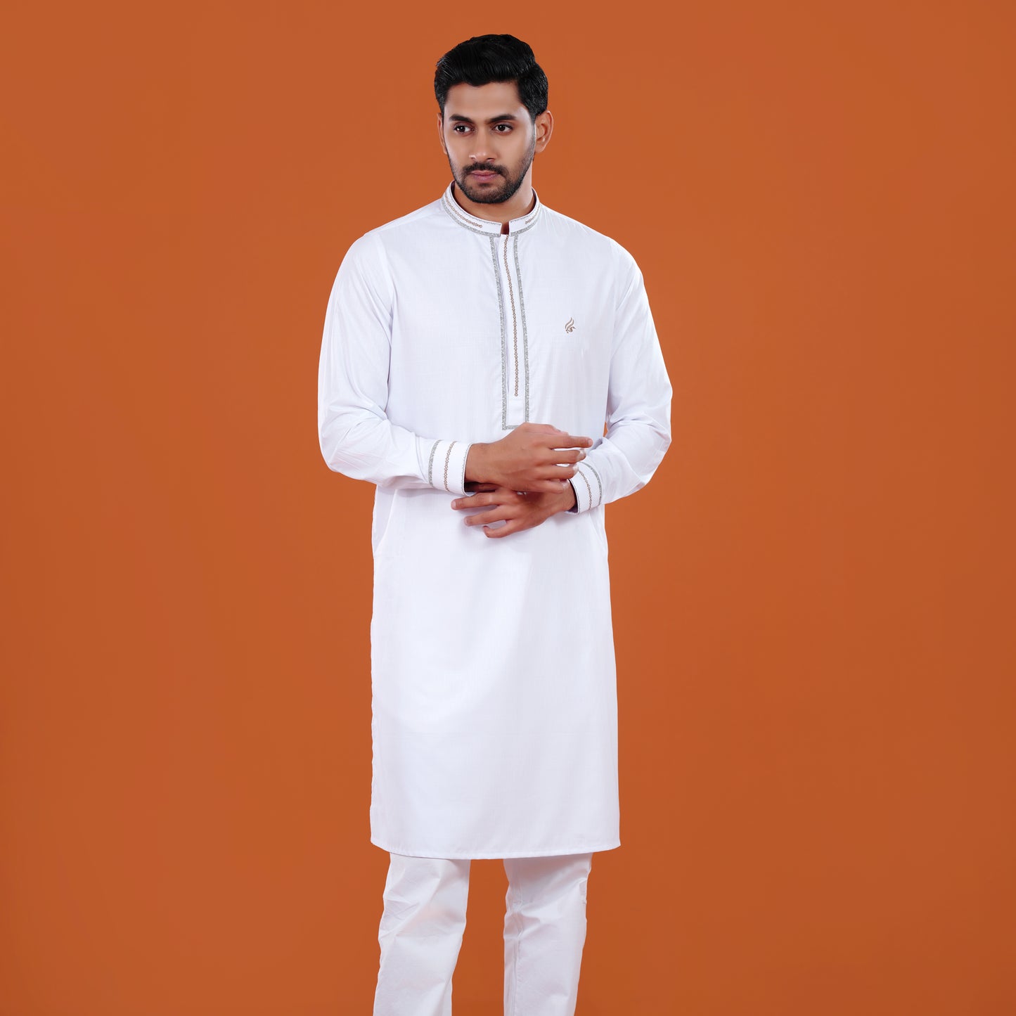 Signature Panjabi (White)