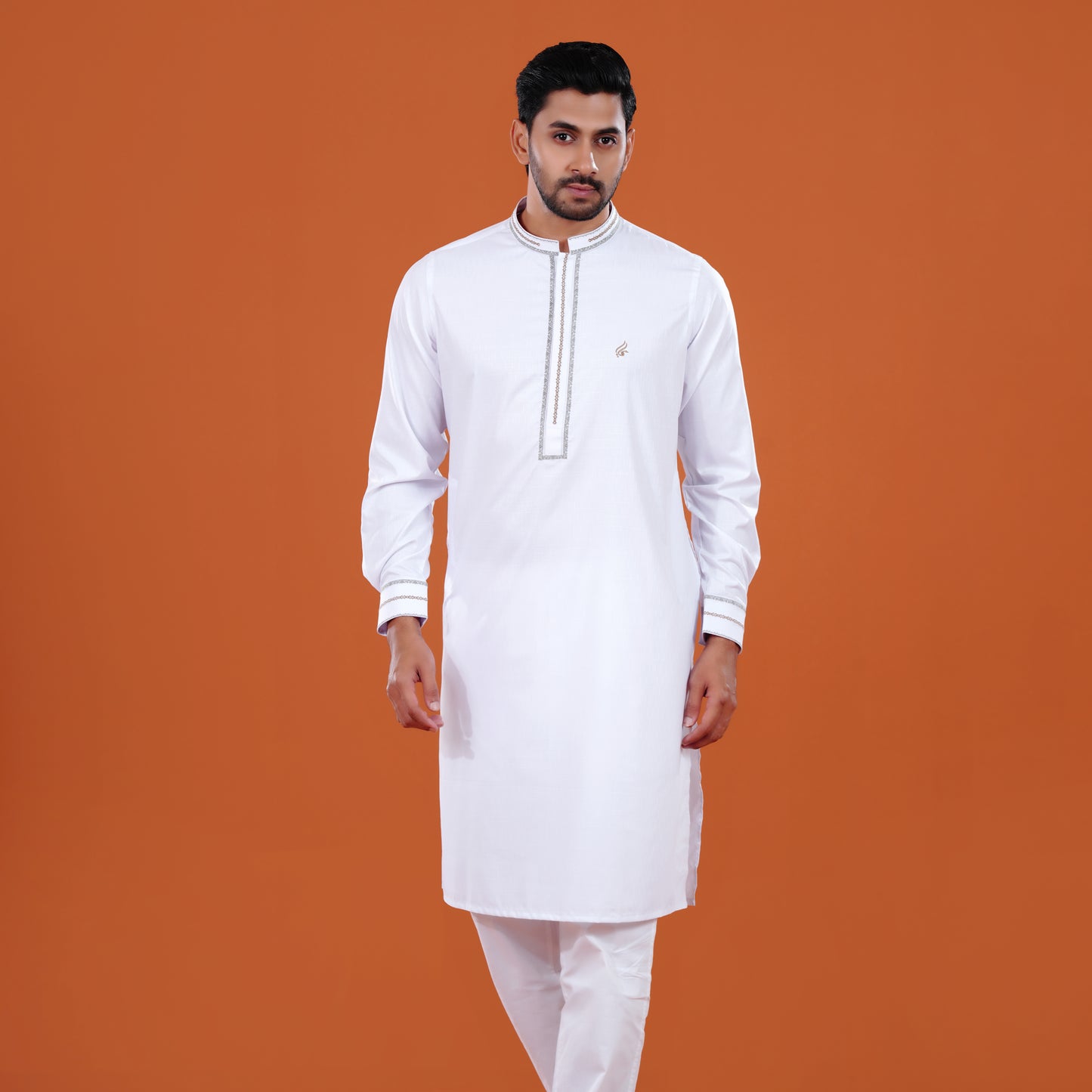 Signature Panjabi (White)