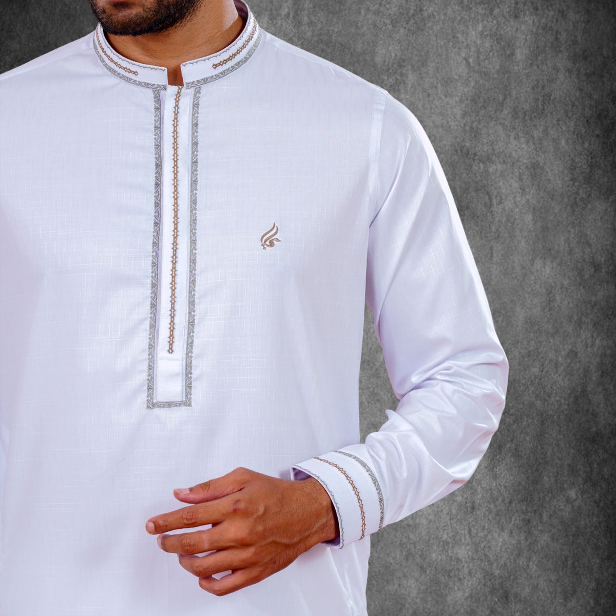 YAMAAN Signature Panjabi White