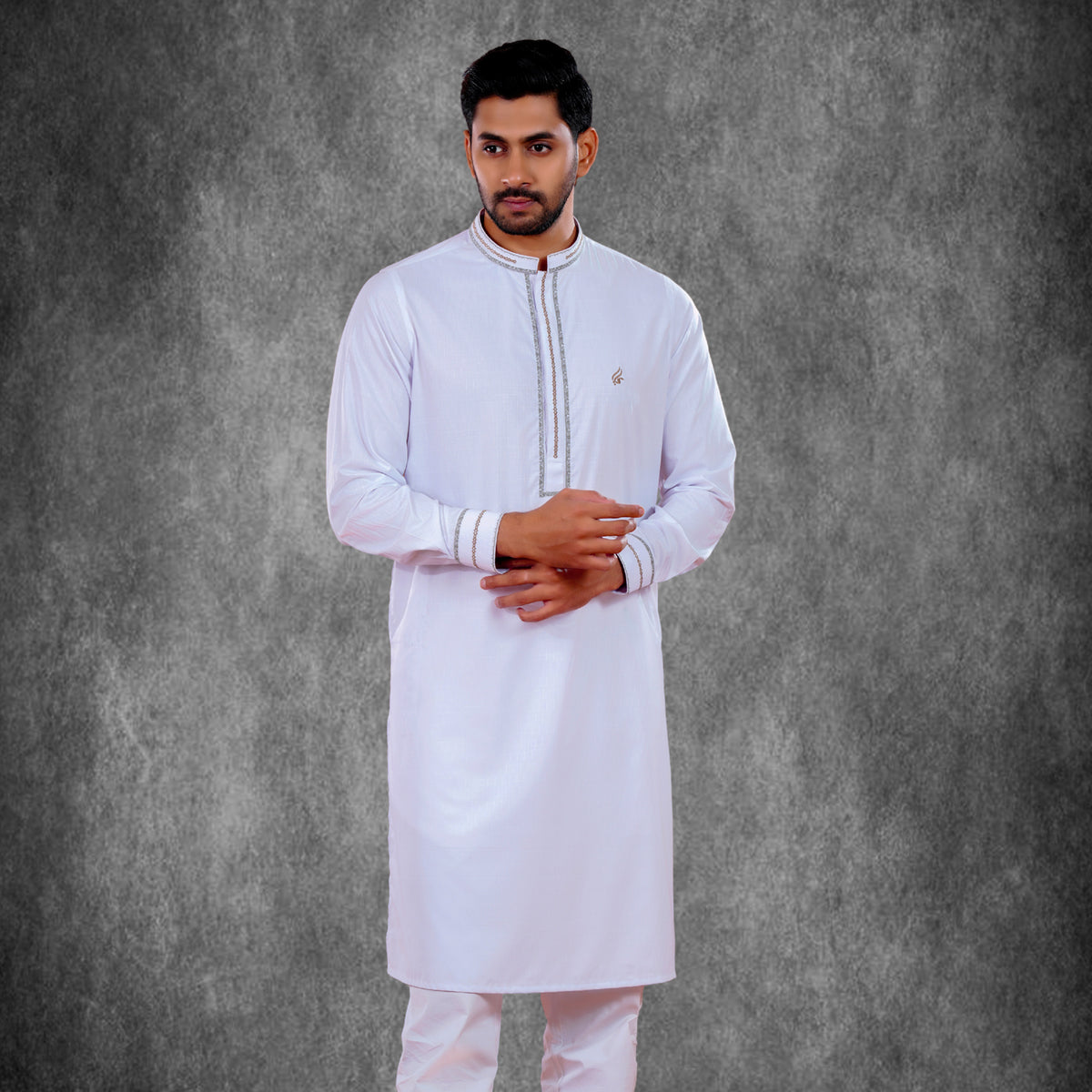 YAMAAN Signature Panjabi White