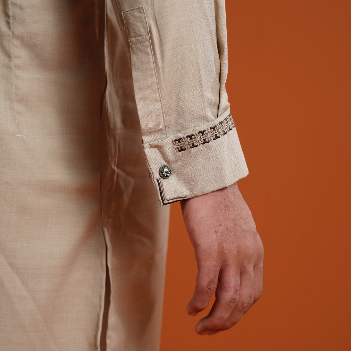 Signature Panjabi (Beige)