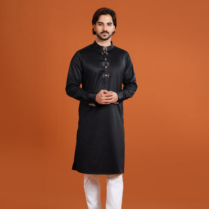 Signature Panjabi (Black)