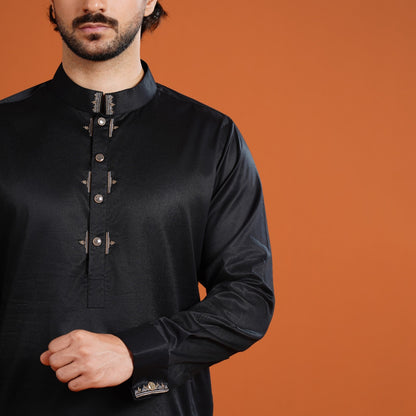Signature Panjabi (Black)