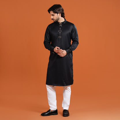 Signature Panjabi (Black)