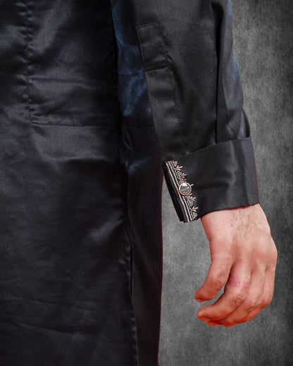 YAMAAN Signature Panjabi Black
