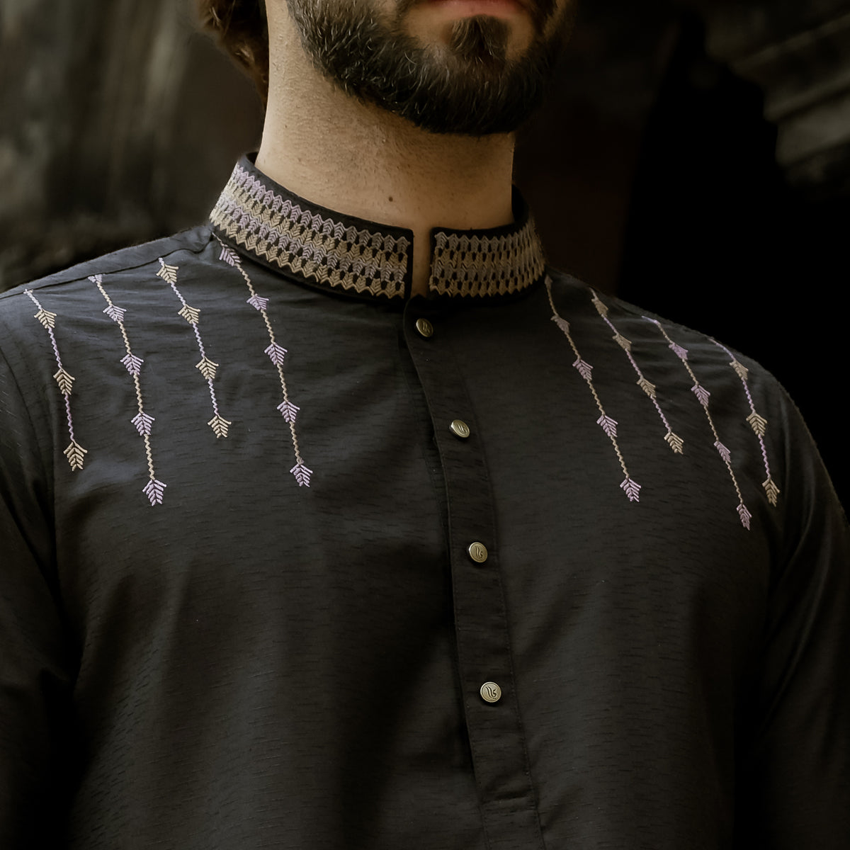 YAMAAN Imperial Panjabi Black