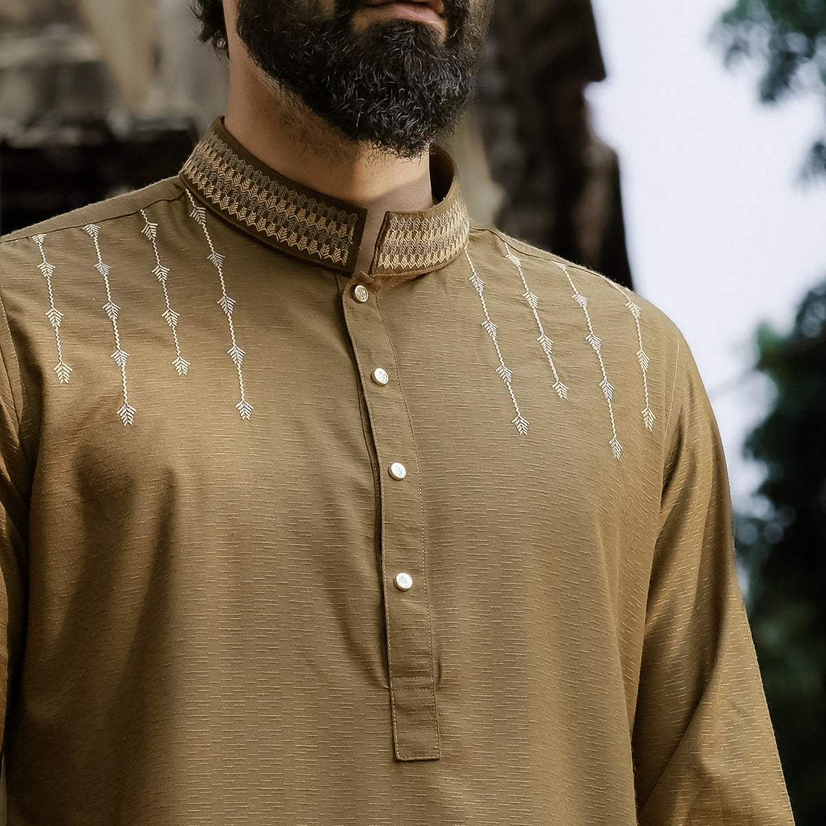 YAMAAN Imperial Panjabi – Dark Brown