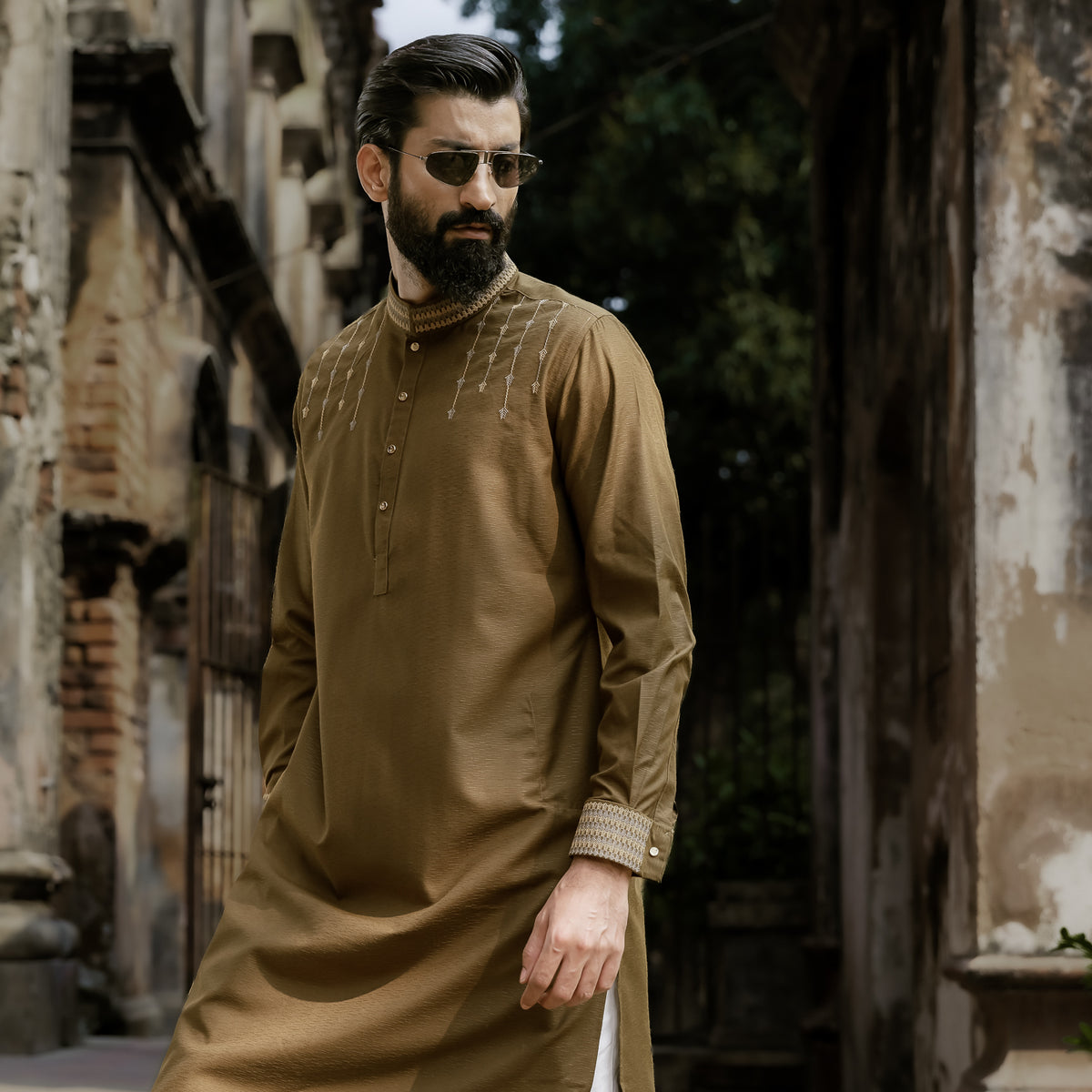 YAMAAN Imperial Panjabi – Dark Brown