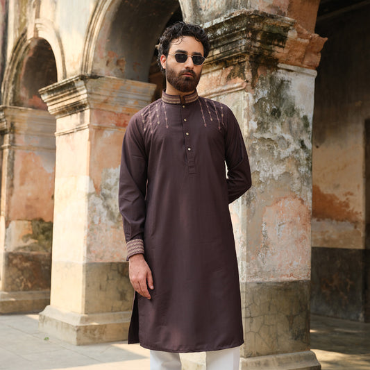 Imperial Panjabi (Dark Maroon)