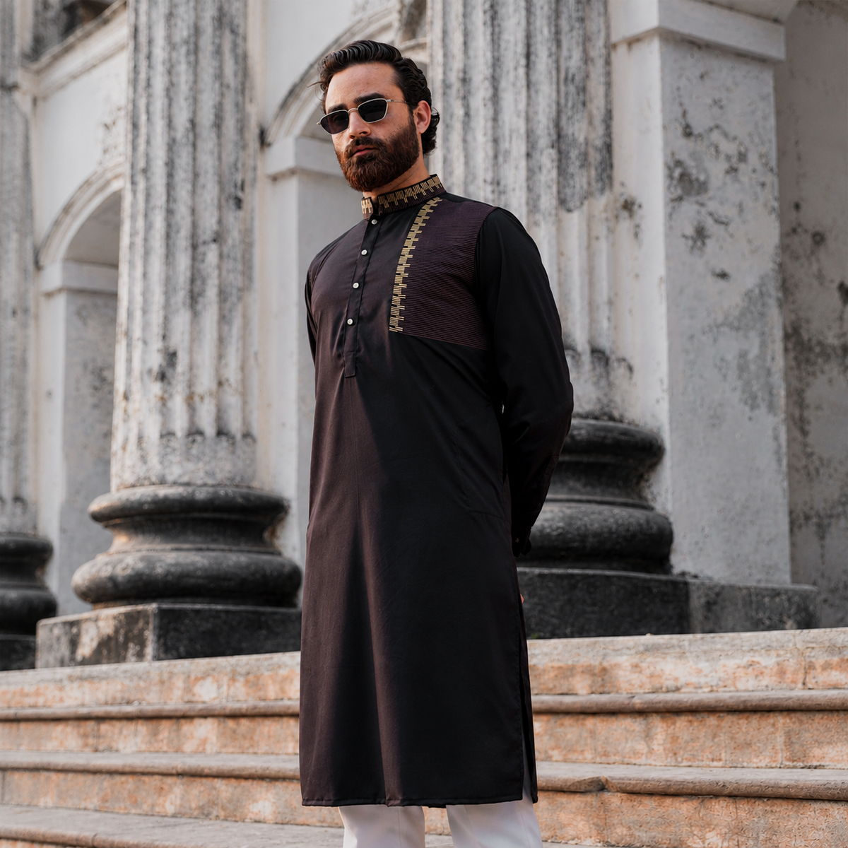 YAMAAN Imperial Panjabi Black
