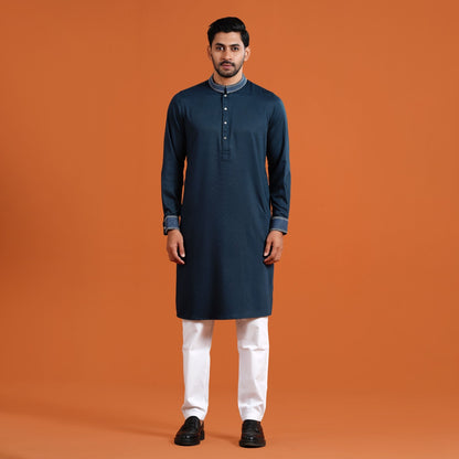 Imperial Panjabi (Navy-Blue)